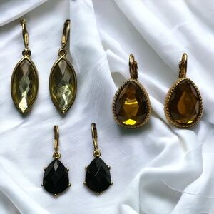 Vintage Joan Rivers Rhinestone Earrings